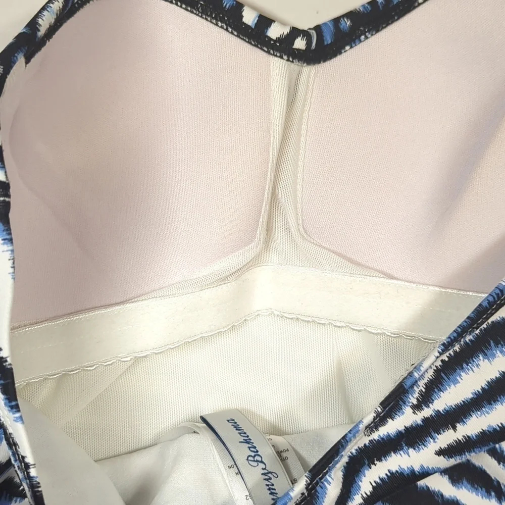 Tommy Bahama Zanzibar Bandeau One Piece Swimsuit Size 4